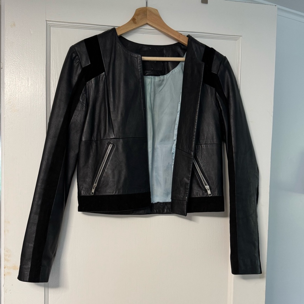 Well Loved Black Leather Women's Jacket